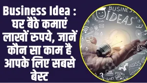 Business Idea : घर बैठे कमाएं लाखों रुपये, जानें कौन सा काम है आपके लिए सबसे बेस्ट