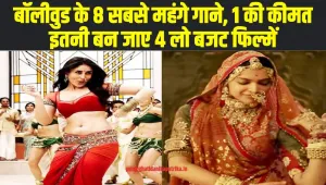 Expensive songs of Bollywood : बॉलीवुड के 8 सबसे महंगे गाने, 1 की कीमत इतनी बन जाए 4 लो बजट फिल्में