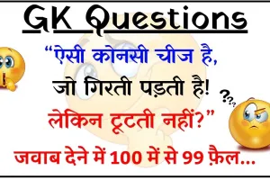 General Knowledge Question || ऐसी कौनसी चीज है! जो गिरती पड़ती है लेकिन टूटती नहीं? सही जवाब देने वाला कहलायेगा बीरबल का नाती