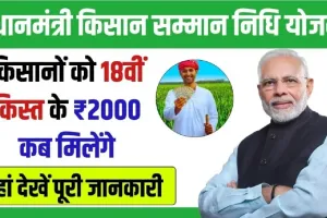 PM Kisan Yojana 18th Installment ! खुशखबरी: इस महीने आएगी PM किसान की 18वीं किस्त!