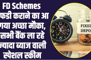 FD Schemes ll एफडी कराने का आ गया अच्छा मौका, सभी बैंक ला रहे ज्यादा ब्याज वाली स्पेशल स्कीम