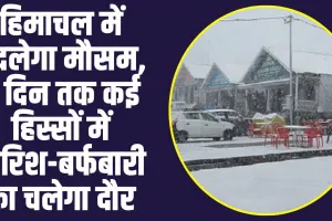 Himachal Weather:  हिमाचल में बदलेगा मौसम, 2 दिन तक कई हिस्सों में बारिश-बर्फबारी का चलेगा दौर