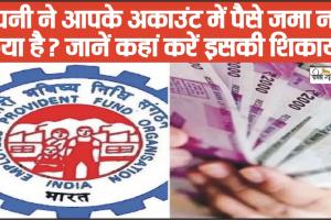 EPFO UPDATE ||  ईपीएफ खाते में कंपनी ने पैसे जमा नहीं किया है?, तो जानें कहां करें इसकी शिकायत